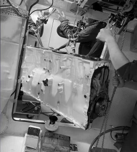 CAT Marine Engine being worked on