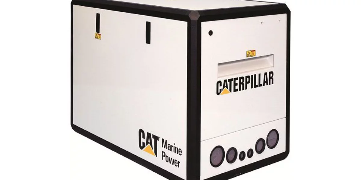 White CAT Marine power generator