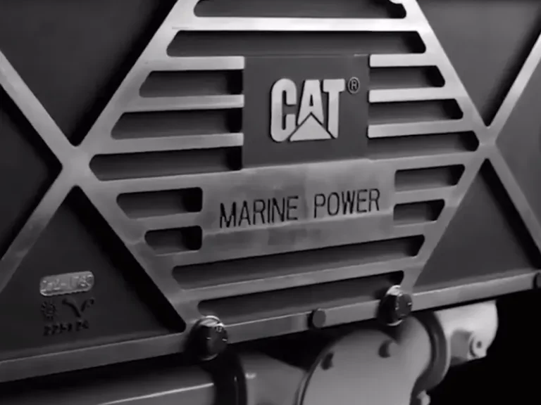 A black CAT sea water cooling systems.